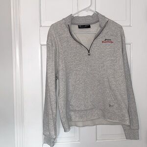 Gray Under Armour Quarter-zip Sweatshirt
